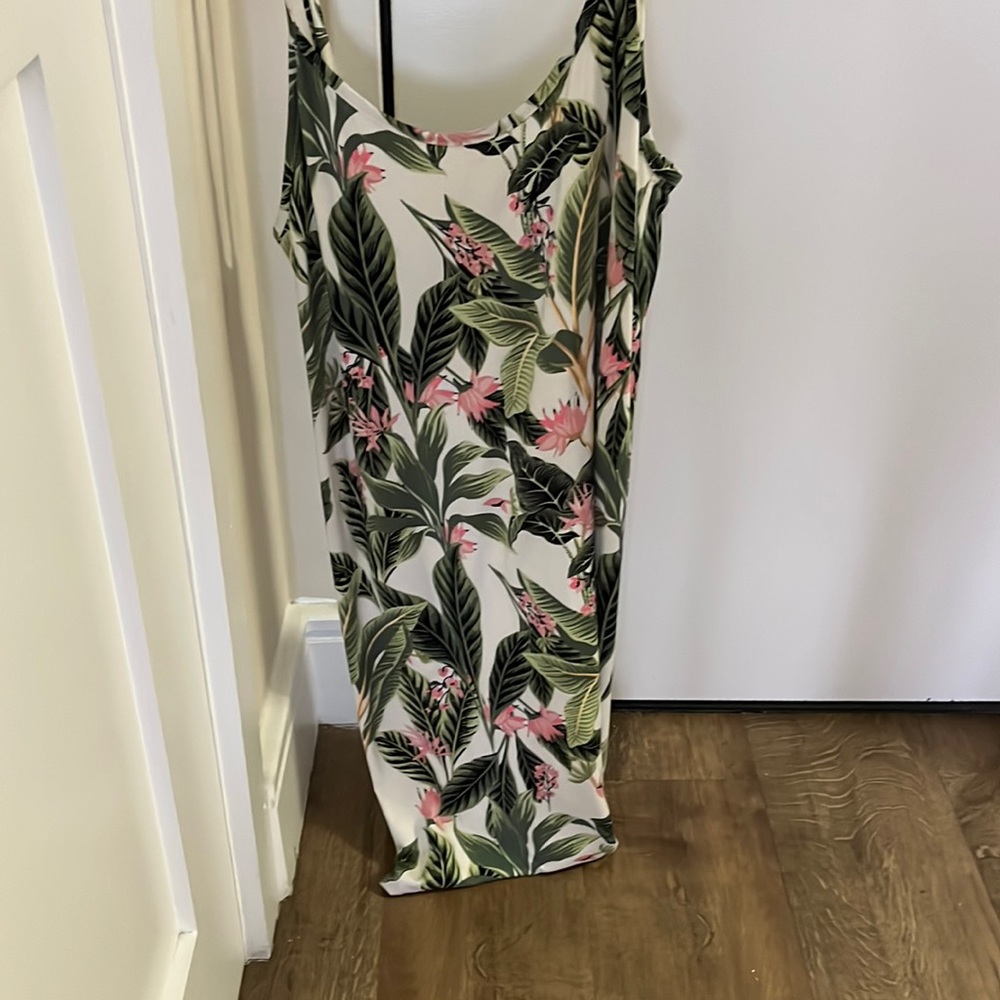 Mason Grey Palm Tree Slip Dress